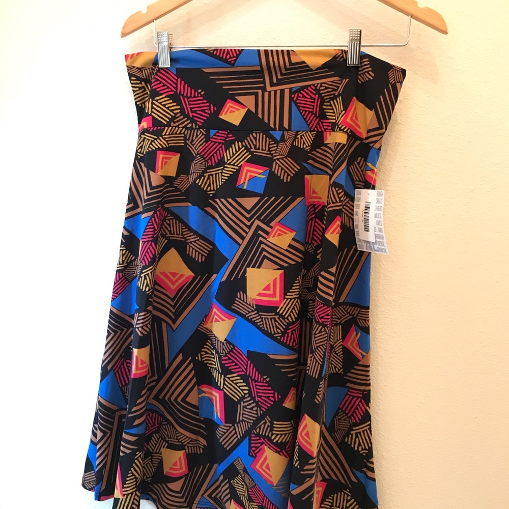 LuLaRoe XL Azure skirt NWT